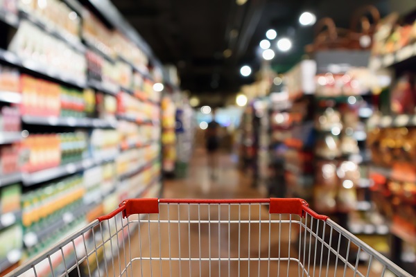 grocery store cart