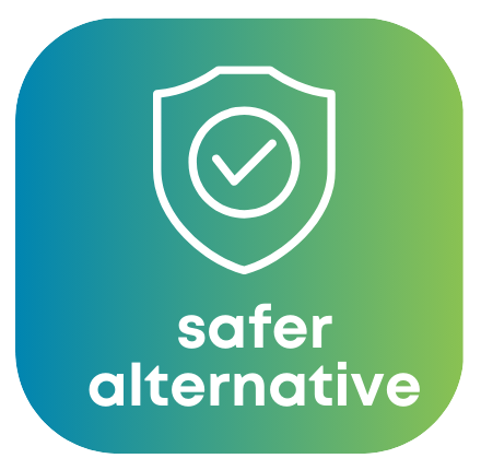 Safer alternative icon.